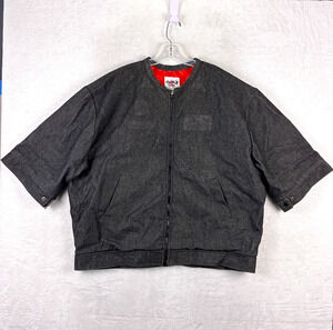 Chopt Up Industries Jacket Men 3X Black 3/4 Motorcycle Biker Sons Of Anarchy USA